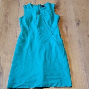 Lands End Teal Dress Size 6 dress With Pockets